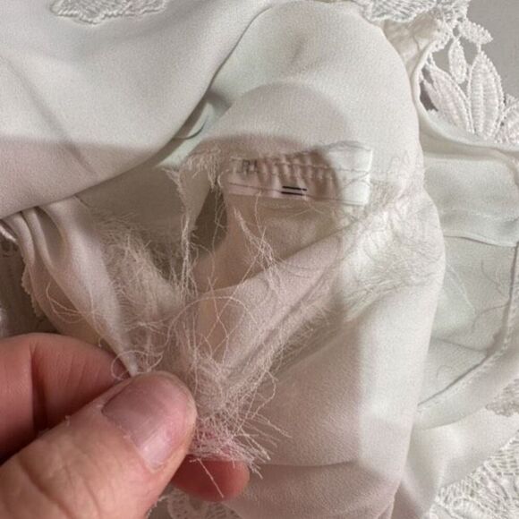 Bardot Reese White Floral Crochet Lace Dress Size 10 Party Dress‎ Up Black White - Picture 12 of 15